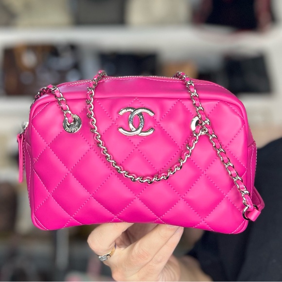 CHANEL Handbags - chanel pink bag